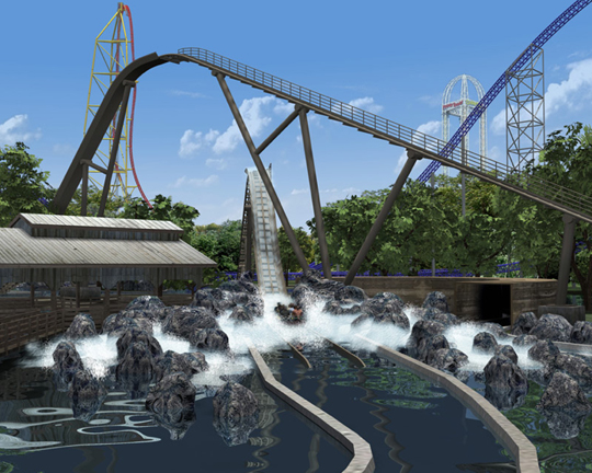 Cedar Points' Shoot The Rapids!