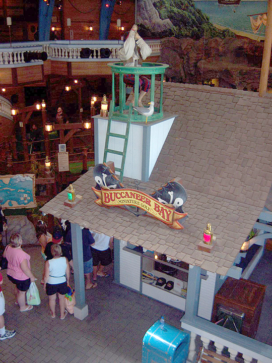 Air-conditioned golf action