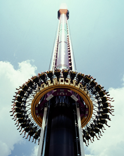 Kings Island's Drop Zone free fall ride