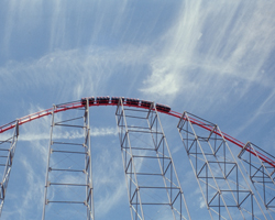 Dorney Park's Steel Force roller coaster