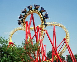 Kings Island's Face-Off roller coaster