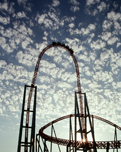 Knotts Berry Farm's Xcelerator roller coaster